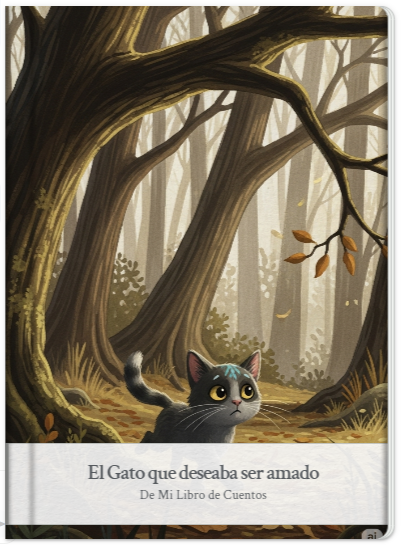 Flipbook del cuento: El Gato que deseaba ser amado