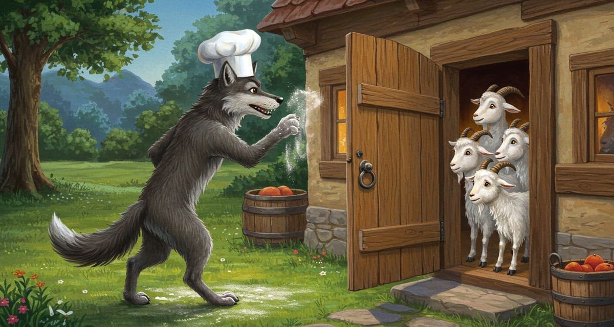 El lobo y las siete cabritas