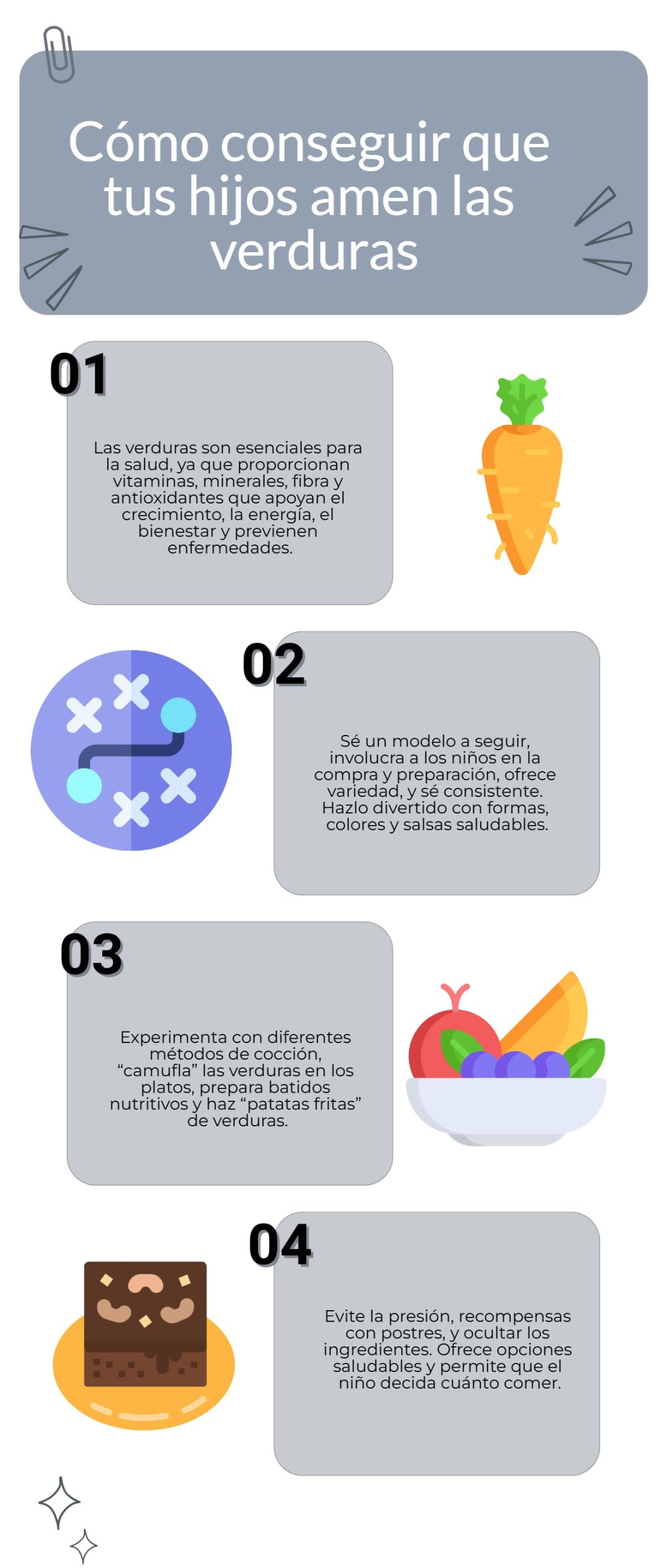 Guía práctica: Cómo hacer que los niños amen las verduras 1 ¡Infografia: Que tus Hijos Amen las Verduras!