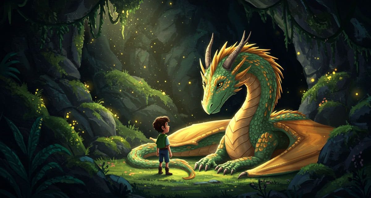 El niño, el dragón y el corazón del bosque