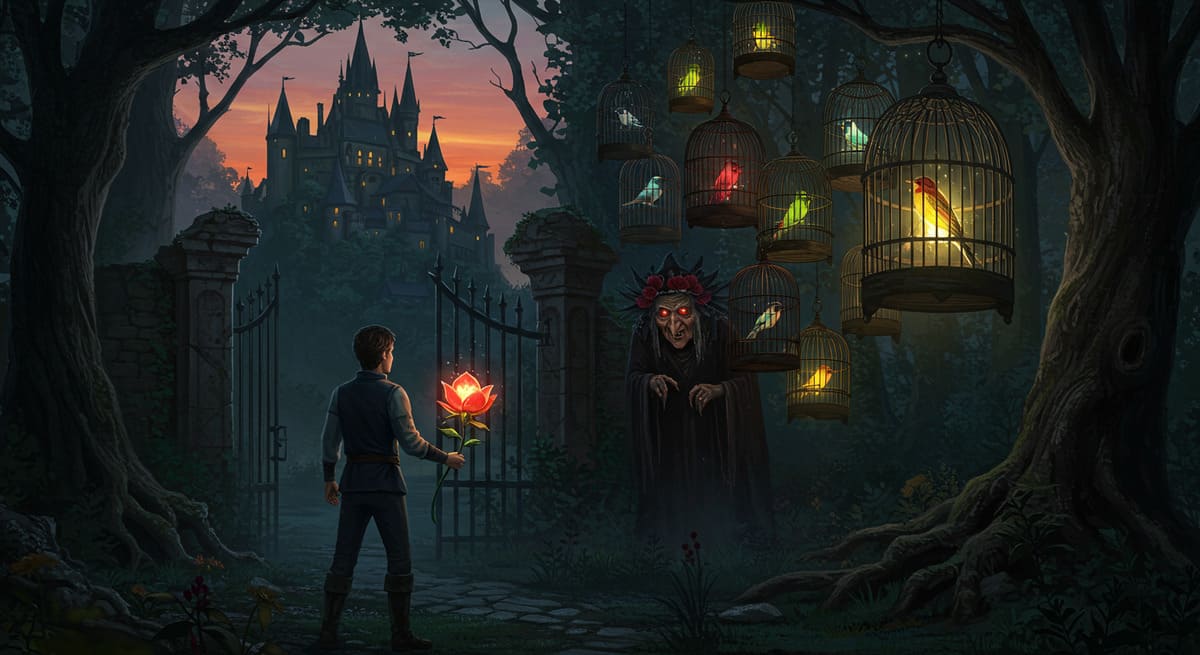 Yorinda y Yoringuel 7 El valor del amor y la valentía en la historia de Yorinda y Yoringuel