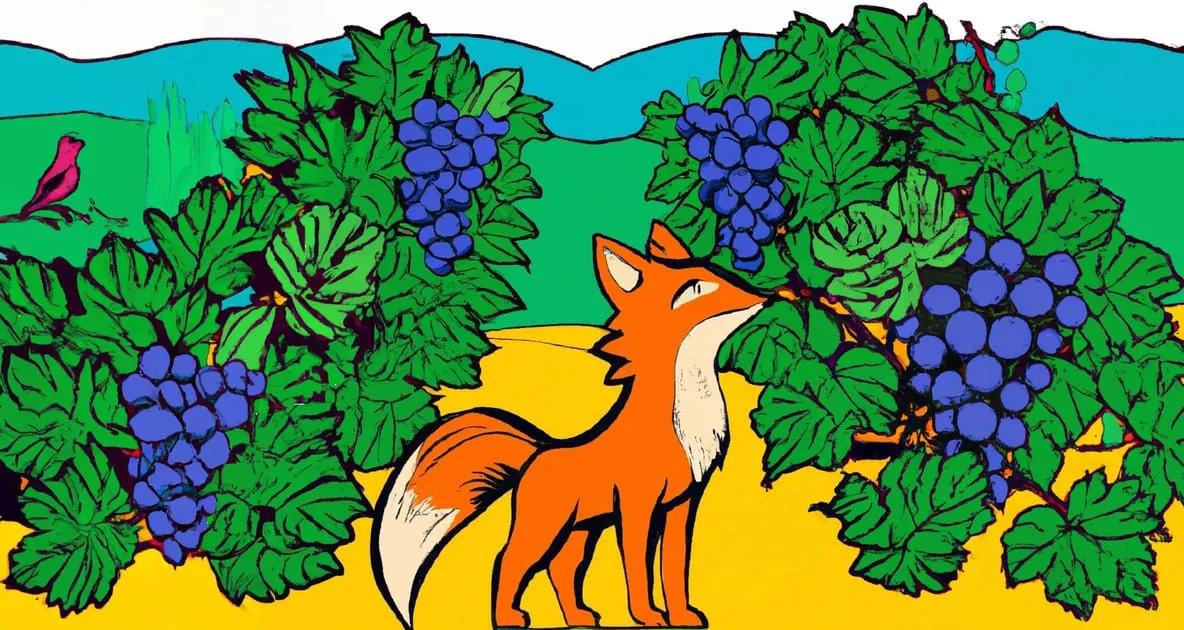 La zorra y las uvas - Mi Libro de Cuentos | Fabulas e historias para niños